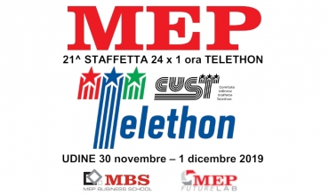 TELETHON 2019 - MEP PRONTA A CORRERE ALLA STAFFETTA 24X1H - UDINE 2019